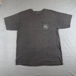 Salt Life Live Salty Pocket T Shirt XL Gray Fishing Surf Tee